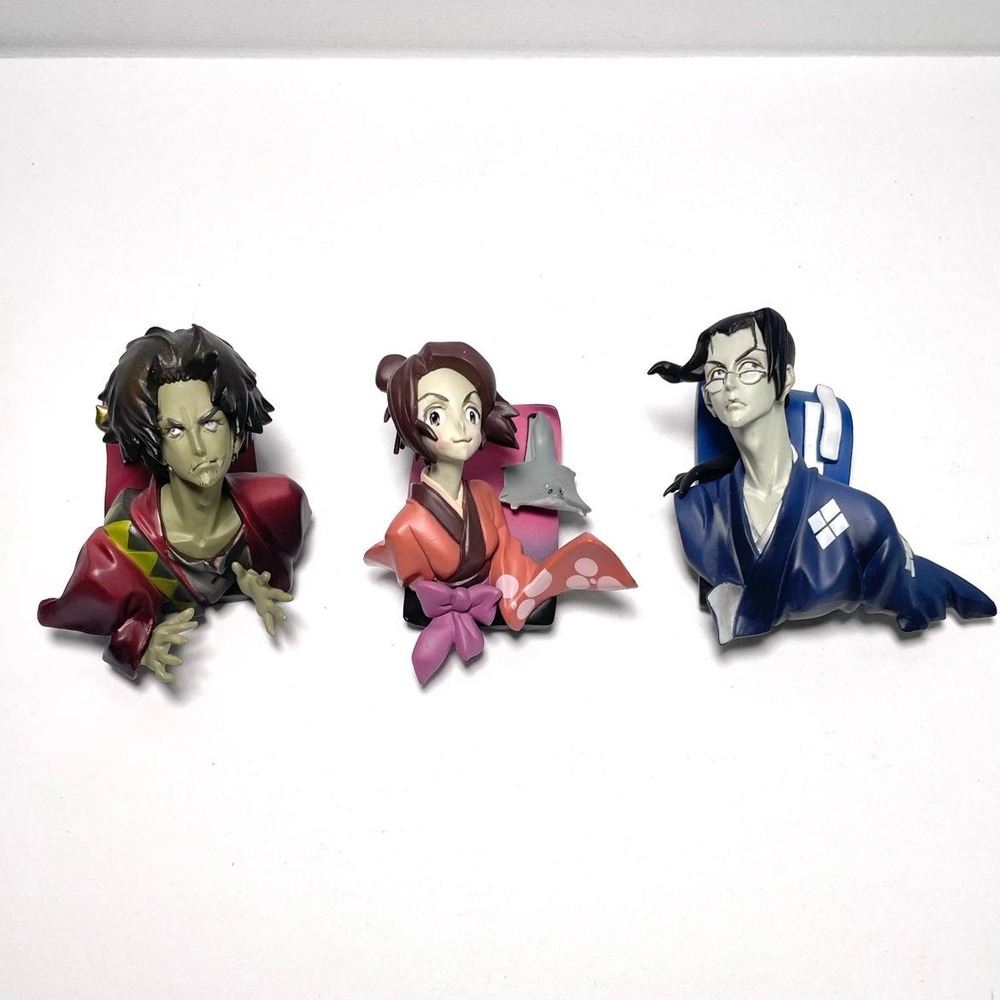 Samurai Champloo Magnet Set Mugen Jin Fuu Anime Character Fridge Decor